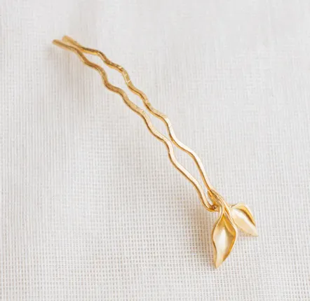 Hair accessories - Leaf-Shaped Comb - CÂPÂ JEWELRY