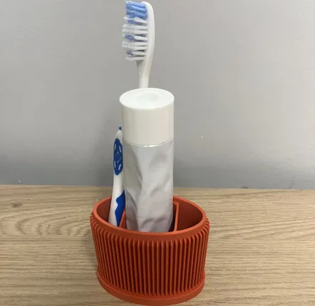 Bathroom storage - Compact mini toothbrush holder — 3D printing made in France - CRÉA-TH