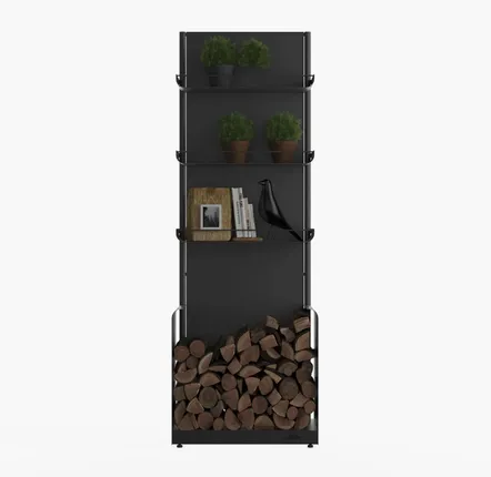 Outdoor space equipments - Urbn Wood - Charcoal Black - Vertical Storage - URBN GARDN