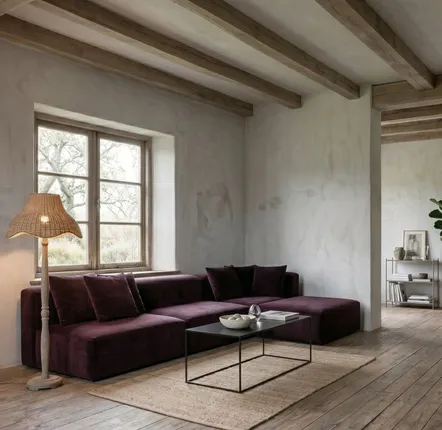 Sofas for hospitalities & contracts - Modular |Modular Sofa  with Chaise Llongue - CREARTE COLLECTIONS