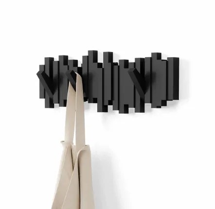 Wardrobe - MULTI HOOK BLACK STICKS - UMBRA