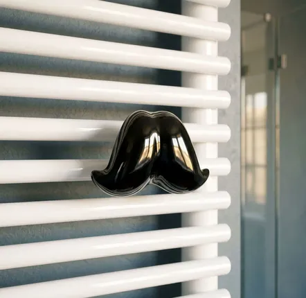 Cadeaux - Crochet Jay Mustache Noir - LETSHELTER