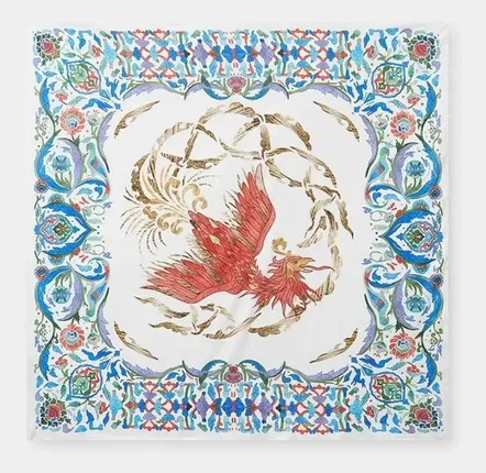 Foulards et écharpes - Écharpe Simurgh à l'aube - MARALETTO