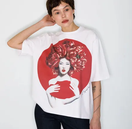 Prêt-à-porter - T-shirt imprimé intégral « Japonesa » - MARALETTO