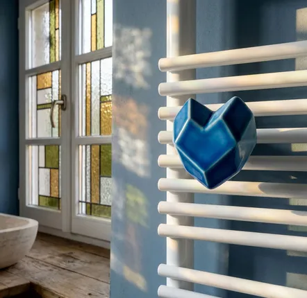 Cadeaux - Crochet Cœur Bleu - LETSHELTER