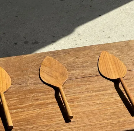 Cutlery set - Pie shovel teak cooking utensil serving utensil L30 L8 - OFFICE OBJETS
