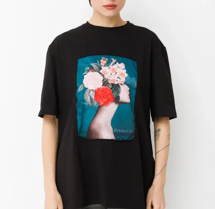 Prêt-à-porter - T-shirt Art Window « Mar » » - MARALETTO