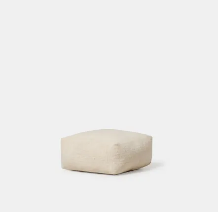 Poufs - Pouf Nube en coton naturel déhoussable - DESIGN TRIP