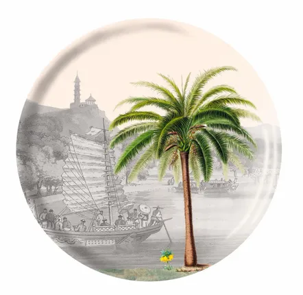 Plateaux - Plateau rond Fleuve Amour - PARADISIO IMAGINARIUM
