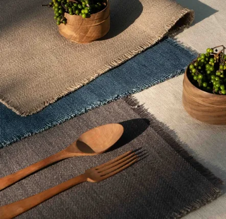 Placemats - NO-MAD Placemats and Table Runners in Natural Textiles - NO-MAD