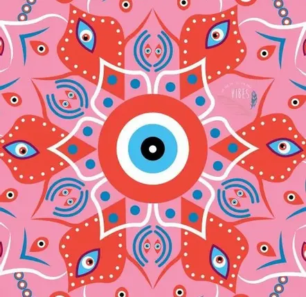 Travel accessories - Mandala Rose Round Beach Towel - BEACH VIBES