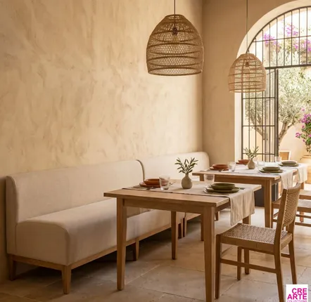Banquettes pour collectivités - Liso Bench Contemporain | Banc - CREARTE COLLECTIONS