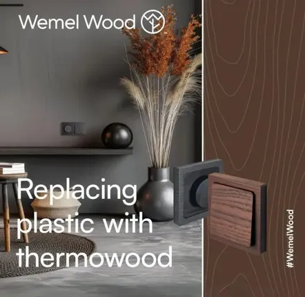 Systèmes de contrôle de gestion - Interrupteur ; 2 x 1 pôle ; 1 voie - WEMEL WOOD