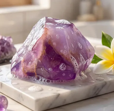 Soaps - Soaprocks Amethyst Soap 170g - SOAPROCKS