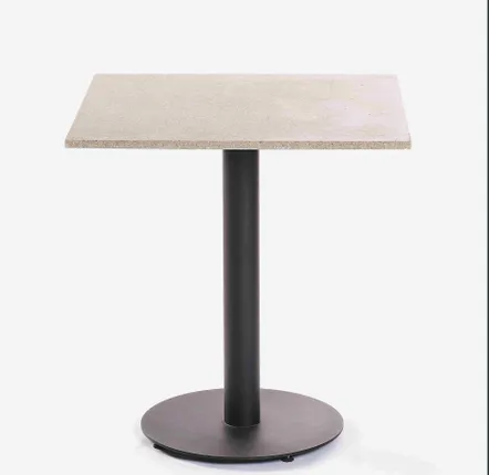 Autres tables  - Table bistrot rectangulaire pied classique B_18 600*700 - SILLON