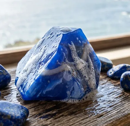 Soaps - Soaprocks Lapis Lazuli Soap 170g - SOAPROCKS