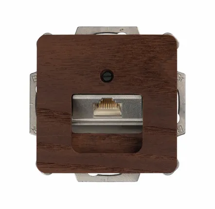Office design and planning - Network product 1 x Cat. 6 / cat. 6A terminal - WEMEL WOOD