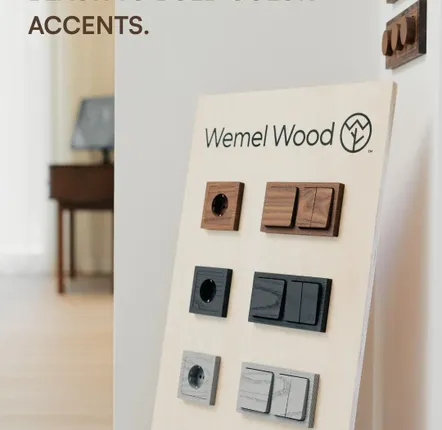 Office design and planning - Network product 1 x Cat. 6 / cat. 6A terminal - WEMEL WOOD