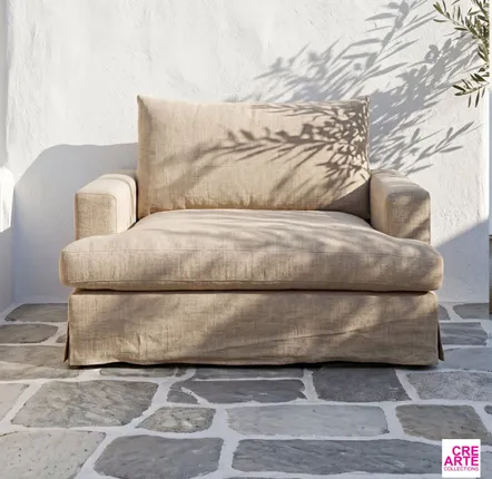 Canapés pour collectivités - Saona Loveseat | Fauteuil - Petit canapé - CREARTE COLLECTIONS