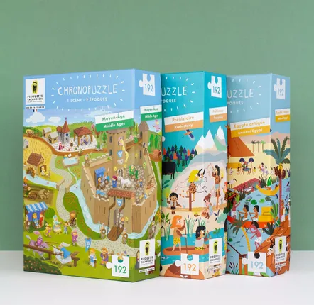 Jeux enfants - PUZZLES - PIROUETTE CACAHOUETE