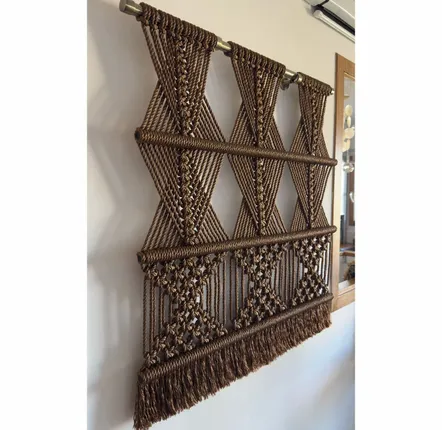 Tapisseries - Décoration Murale Textile - Couleur Marron - NŒULUXE