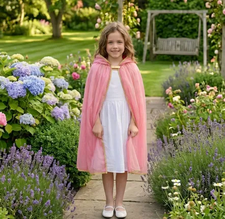 Children's dress-up - Margot pink cape TU - Costume - LABAY