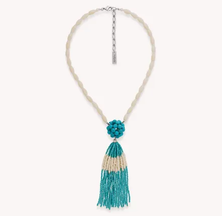 Bijoux - Collier pendentif pompon - Manitoba - NATURE BIJOUX