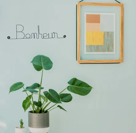 Children's bedrooms - Wire Deco Word - Happiness - BIJOUX DE MUR