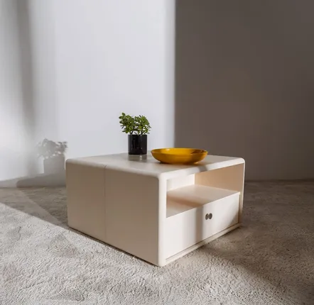 Tables basses - Thelonious — Table basse sculpturale pour vinyles - GROOVALY