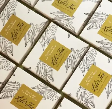 Coffee and tea - Lili’s Tea Green tea La Vie en Rose 16 pieces - LILI'S TEA