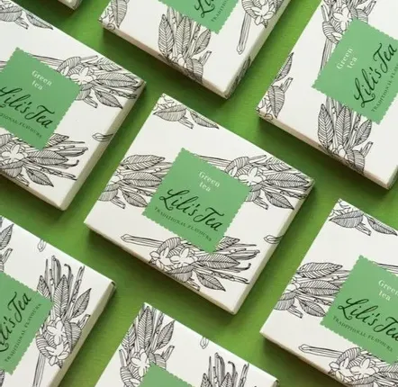 Coffee and tea - Lili's Tea Green tea with Lemongrass and Rose petals 16 pieces - LILI'S TEA