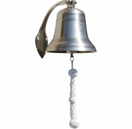 Other wall decoration - Heavy ship bell, pewter finish, diam. 4'' - TRADE WINDS