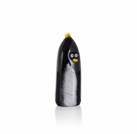 Art glass - Mini penguin - Blown glass sculpture - CAT DESIGNER VERRIER