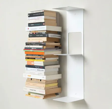 Bureaux d'entreprise - Étagère pour livres - Bibliothèque verticale H60 cm - Lot de 2 - TEEBOOKS