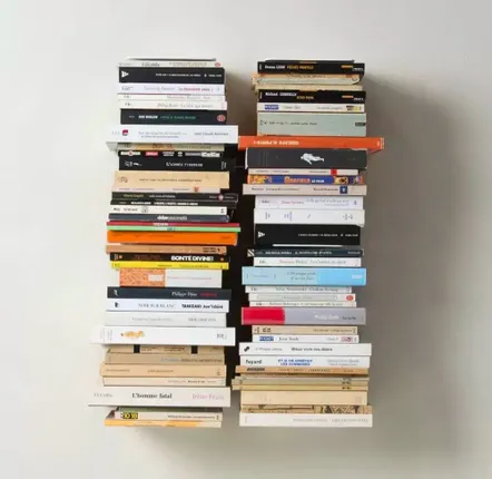 Bureaux d'entreprise - Étagère pour livres - Bibliothèque verticale H60 cm - Lot de 2 - TEEBOOKS