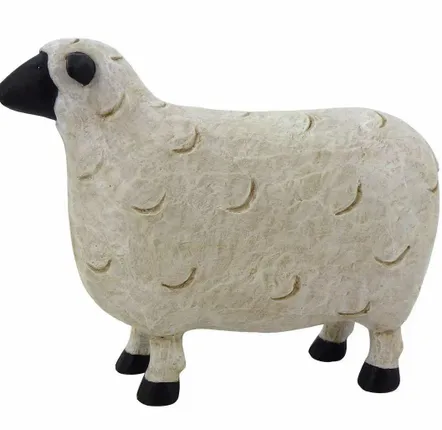 Sculptures, statuettes et miniatures - Figurine mouton résine - ROLANDE DU DREUILH  LACE JEWEL