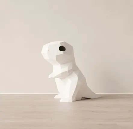 Table lamps - Papercraft 3D DIY Kits - Paper Dinosaur Night Light - MOKI MOKI