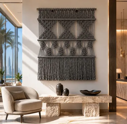 Tapisseries - Décoration Murale Textile - Argent - NŒULUXE