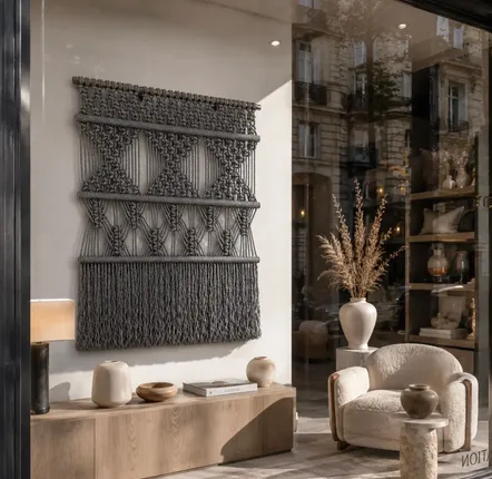 Tapisseries - Décoration Murale Textile - Argent - NŒULUXE