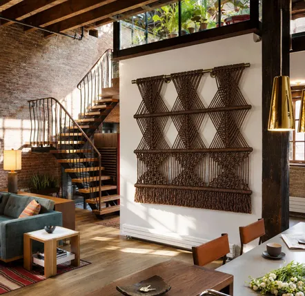 Tapestries - Brown Handcrafted Macramé Wall Hanging - NŒULUXE