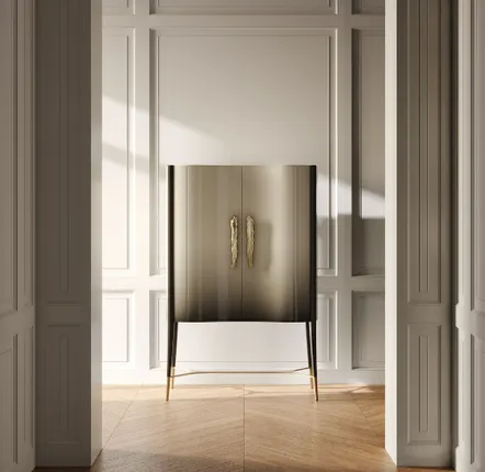 Boîtes de rangement  - Caleido bar cabinet - BIANCHINI ATELIER