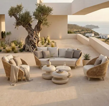 Lawn sofas   - Salon EVORA - EMPREINTE DU TEMPS