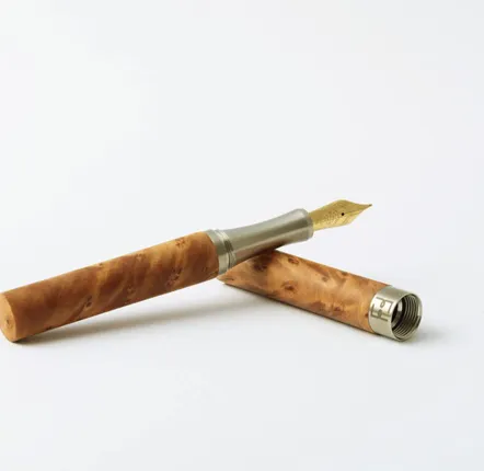 Jewelry - Paris Fountain Pen – « Thuya Burl Wood » - ATELIER FESSELER