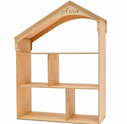 Children's bedrooms - Wooden Dollhouse Bookshelf - ENJOY THE WOOD