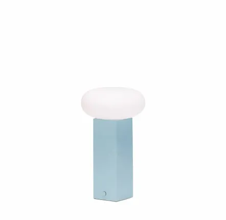 Lampes sans fil  - Low Lampe portative Bleu - HÜBSCH