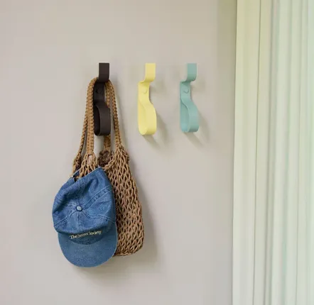 Mounting accessories - Nami Hook Dark Brown - HÜBSCH