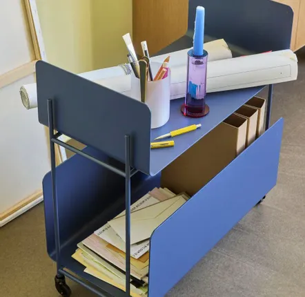 Trolleys - Ays Trolley Dark blue - HÜBSCH