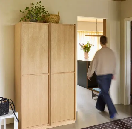 Wardrobe - Kura Wardrobe Large Natural - HÜBSCH