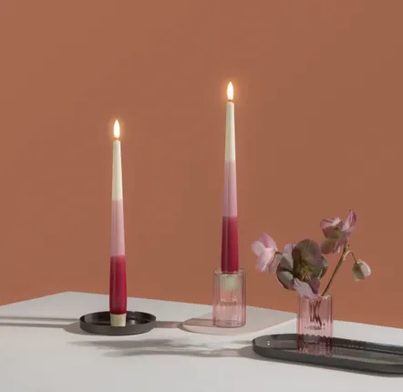 LED modules - Moods & More - Striped Taper Candles - PIFFANY COPENHAGEN
