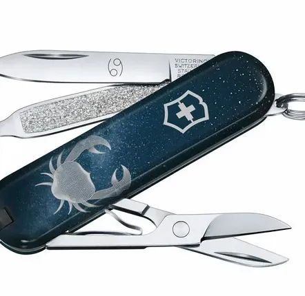 Couteaux - CANIF VICTORINOX CLASSIC SD ZODIAC COLLECTION CANCER - H. BELIGNE & FILS S.A.S.